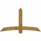 Ekena Millwork Bellingham Rough Sawn Timber Gable Bracket, Western Red Cedar, 72"W x 42"H x 6"D x 6"F, 14/12 Pitch GBW072X42X0606BEL00RWR - alternate 1